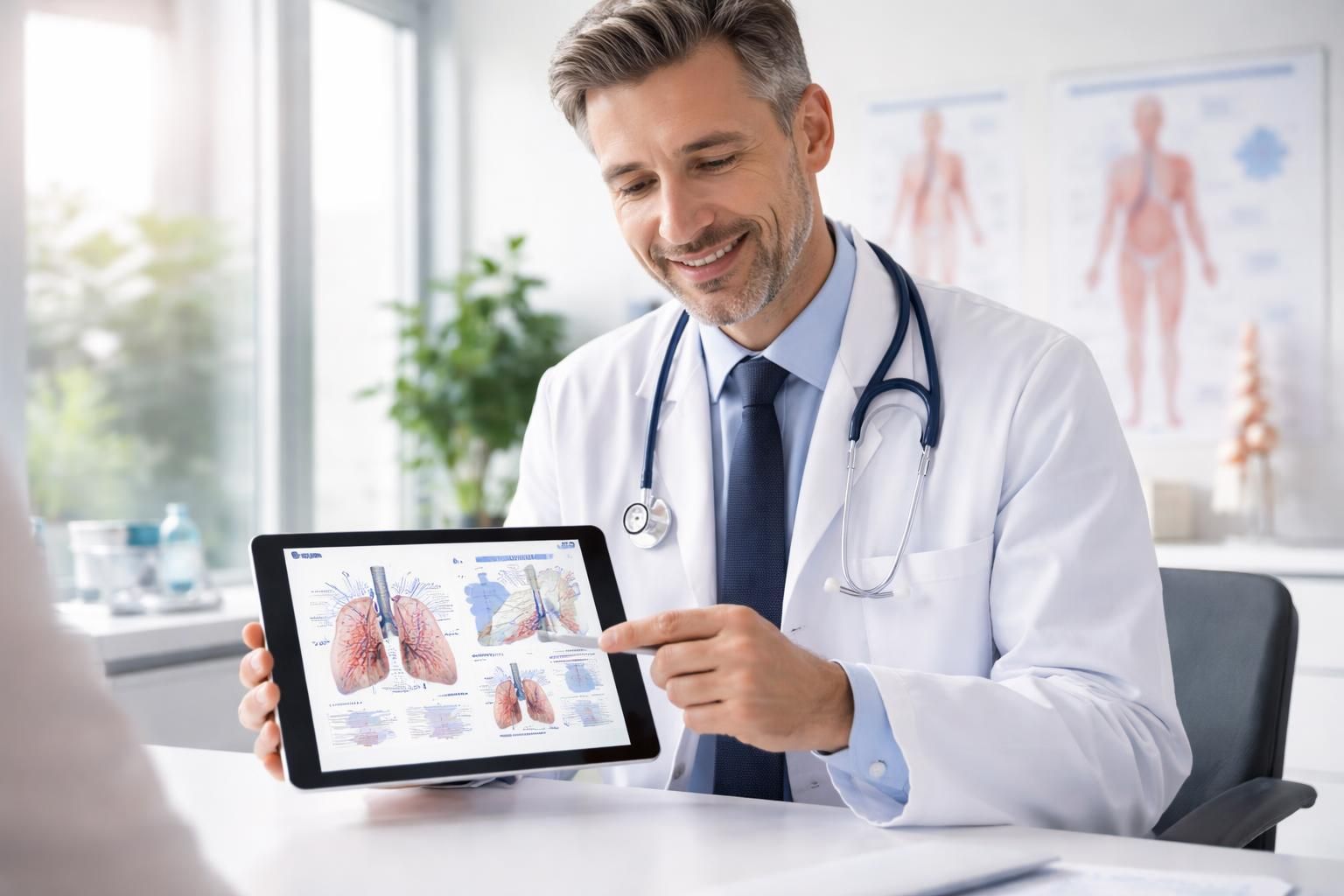 découvrez comment utiliser une tablette tactile pour expliquer efficacement un traitement en éducation médicale, facilitant la compréhension des patients.