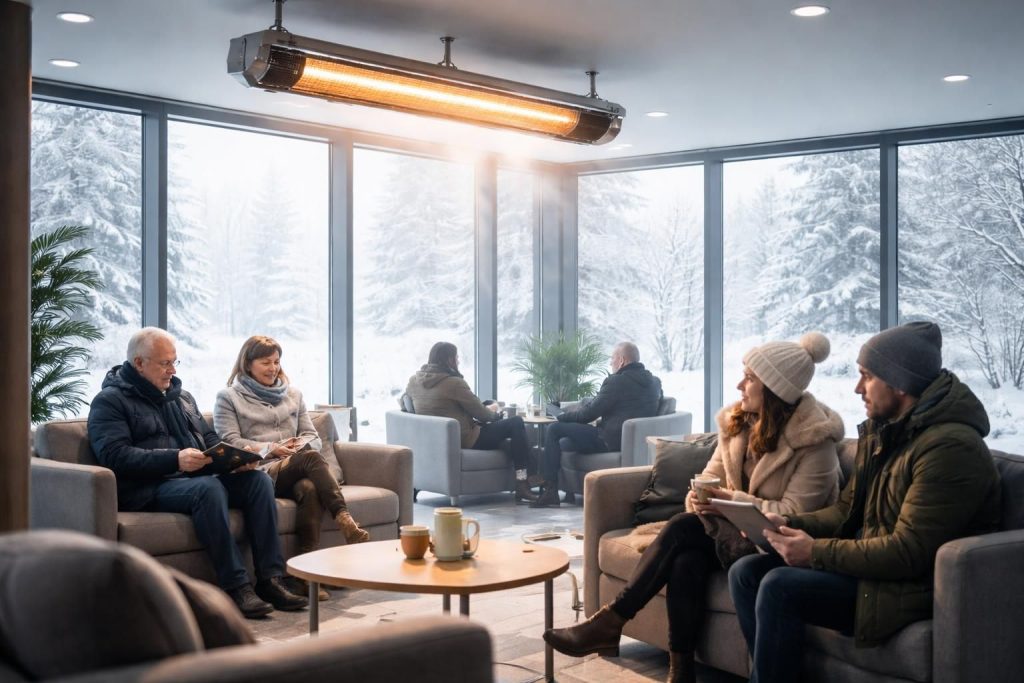 découvrez les chiffres clés du rendement des tubes radiants à gaz pour salles d’attente en hiver, afin d’optimiser le confort thermique et l’efficacité énergétique.